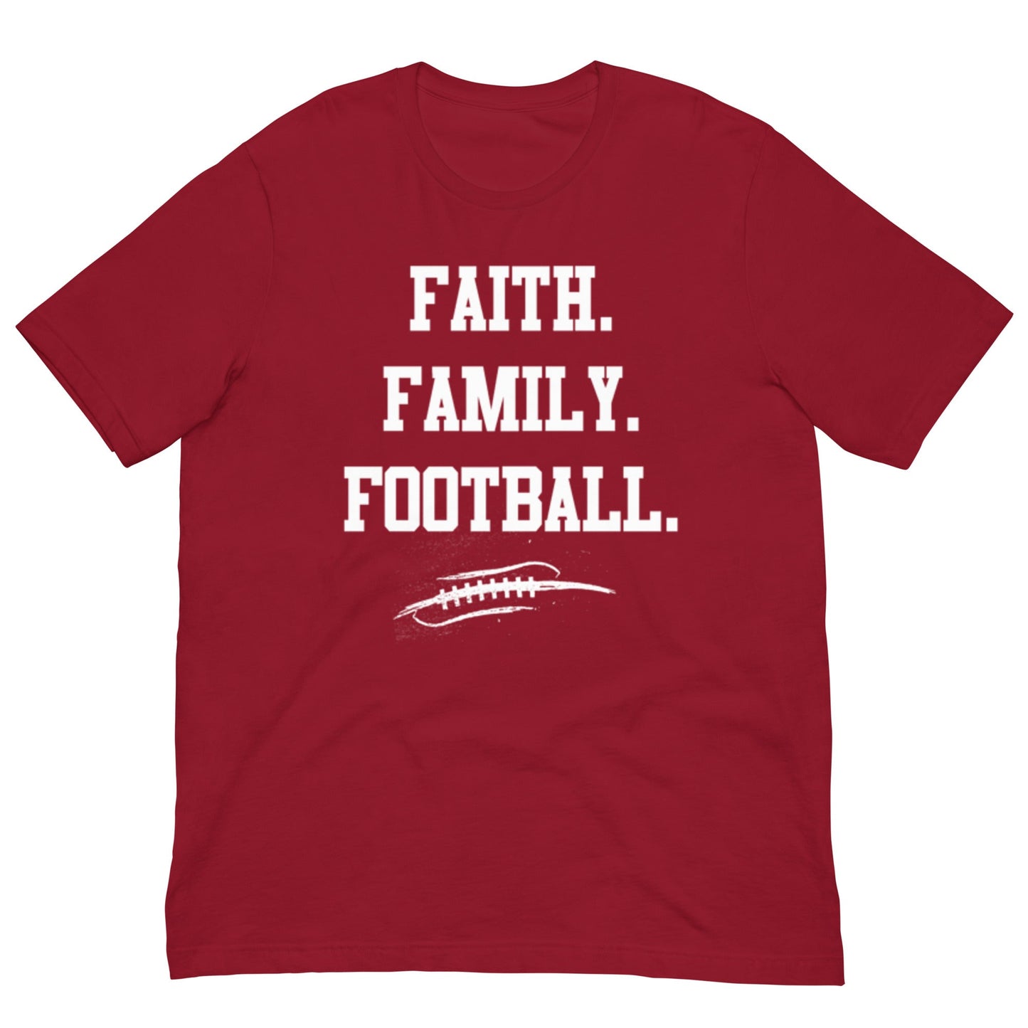 FAITH FAMILY FOOTBALL - Heavyweight T-Shirt