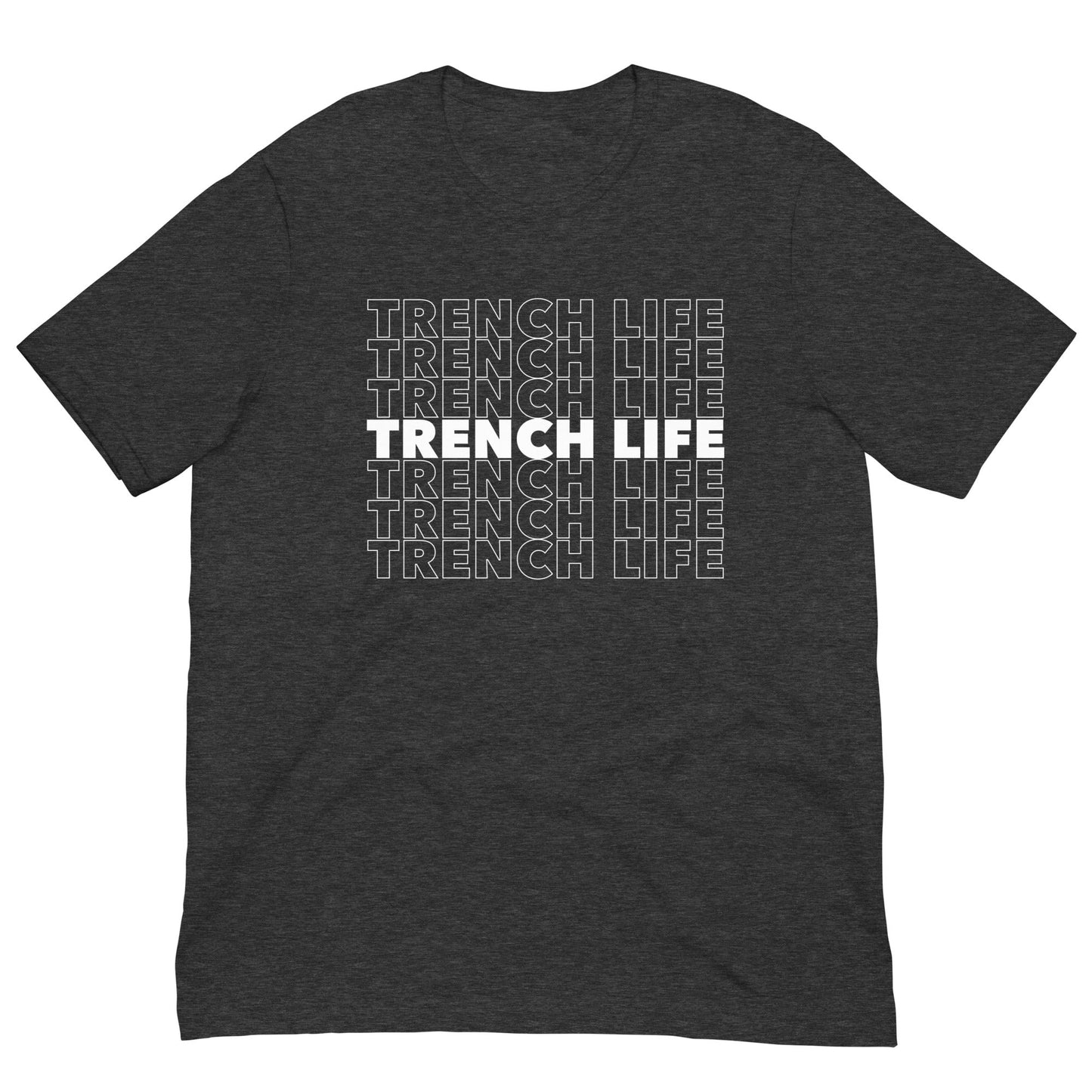 TRENCH LIFE (White) - Youth T-Shirt