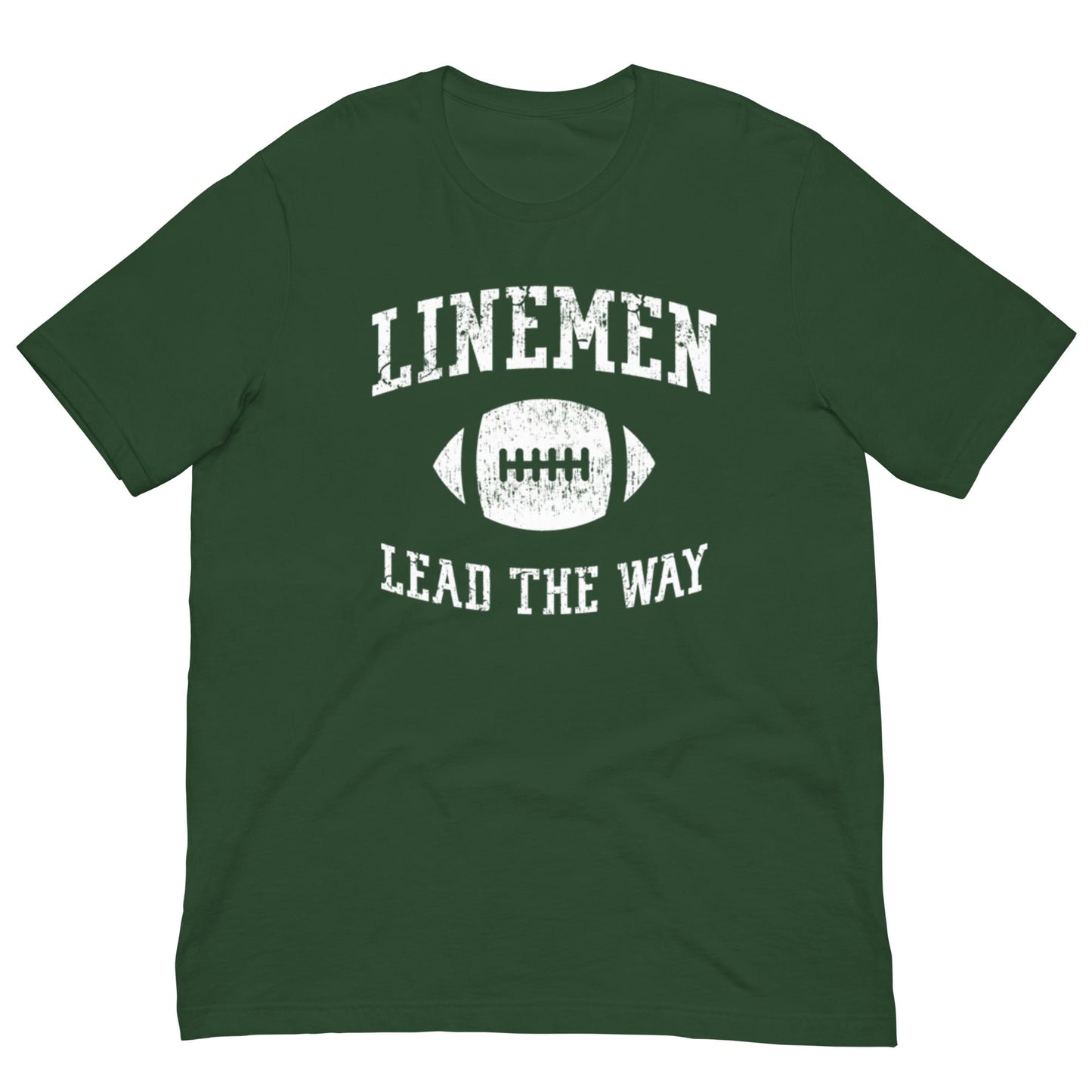 LINEMEN LEAD THE WAY - Heavyweight T-Shirt