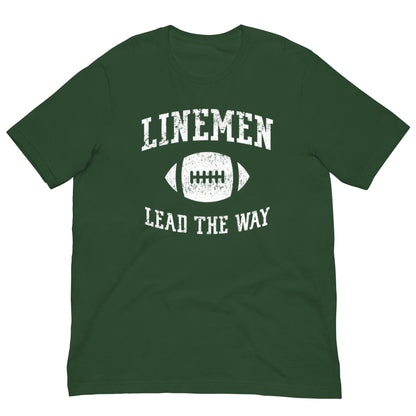 LINEMEN LEAD THE WAY - Youth T-Shirt