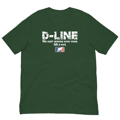 D-LINE QB HUGS - Heavyweight T-Shirt