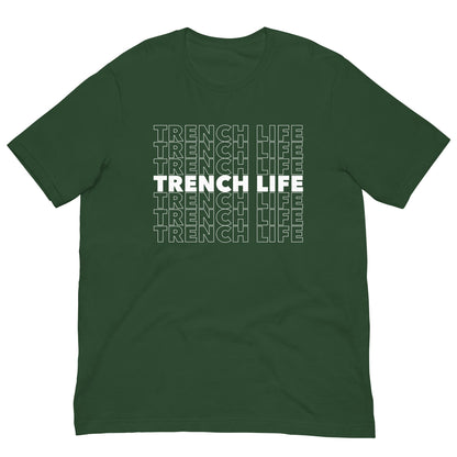 TRENCH LIFE (White) - Youth T-Shirt