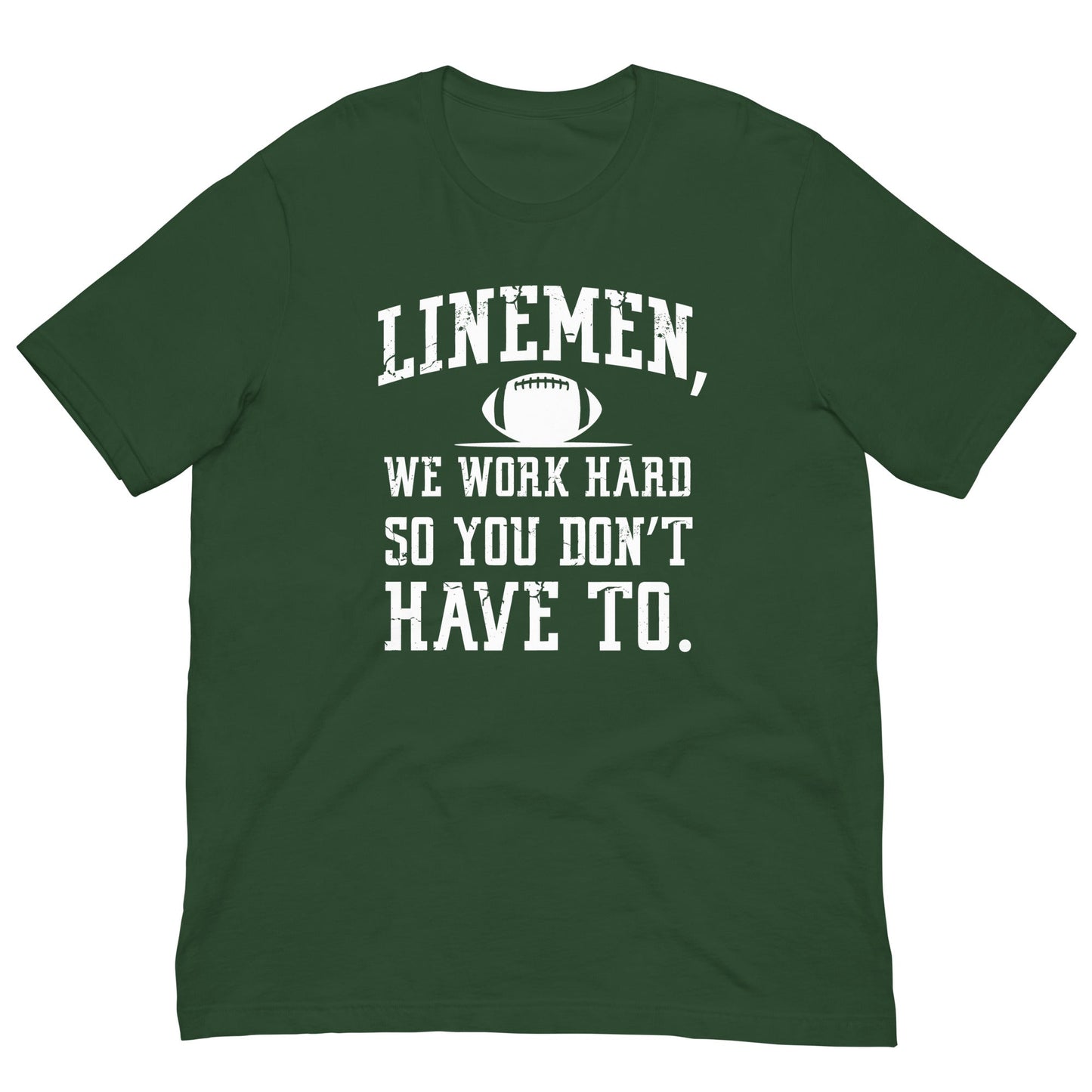 LINEMEN WORK HARD - Heavyweight T-Shirt