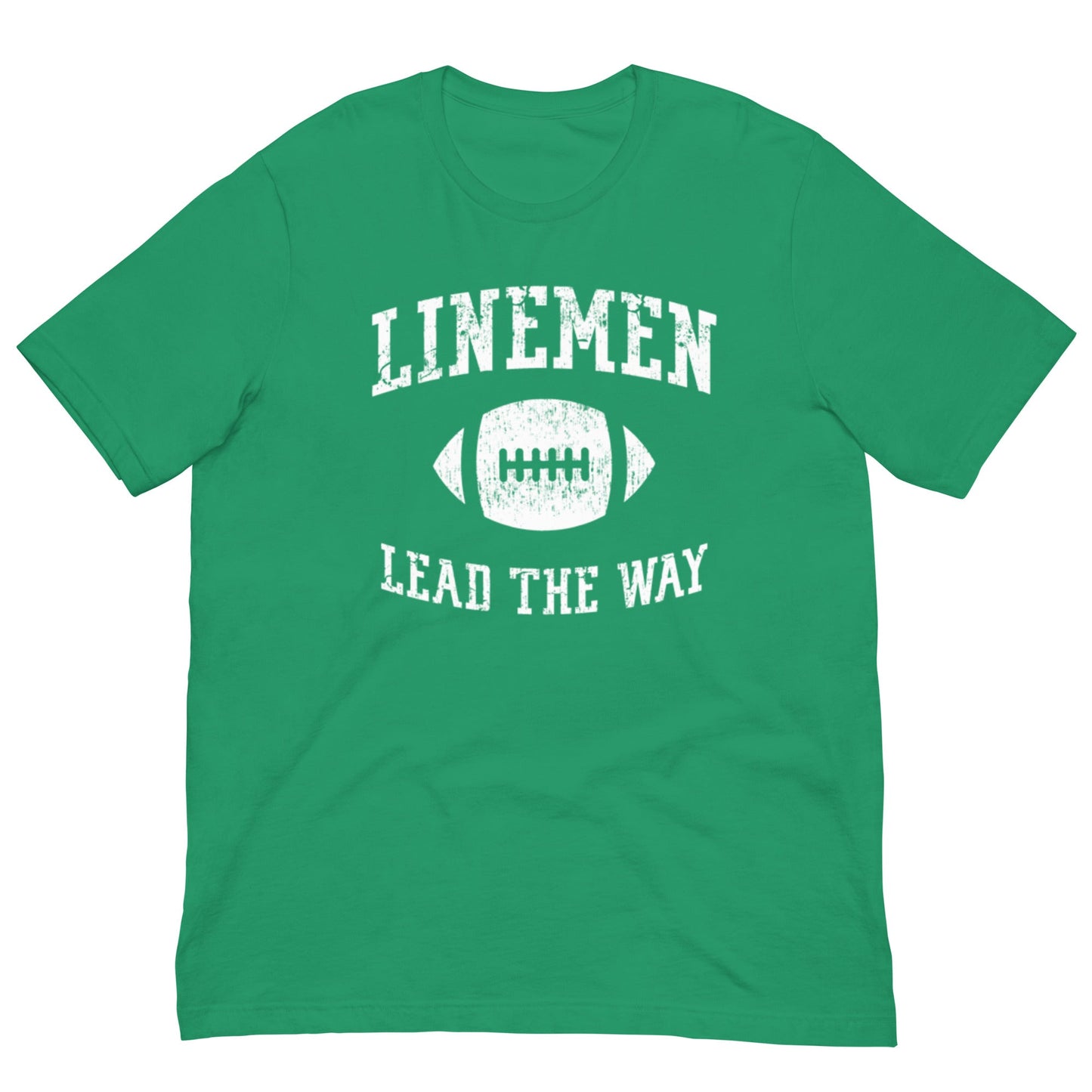 LINEMEN LEAD THE WAY - Heavyweight T-Shirt