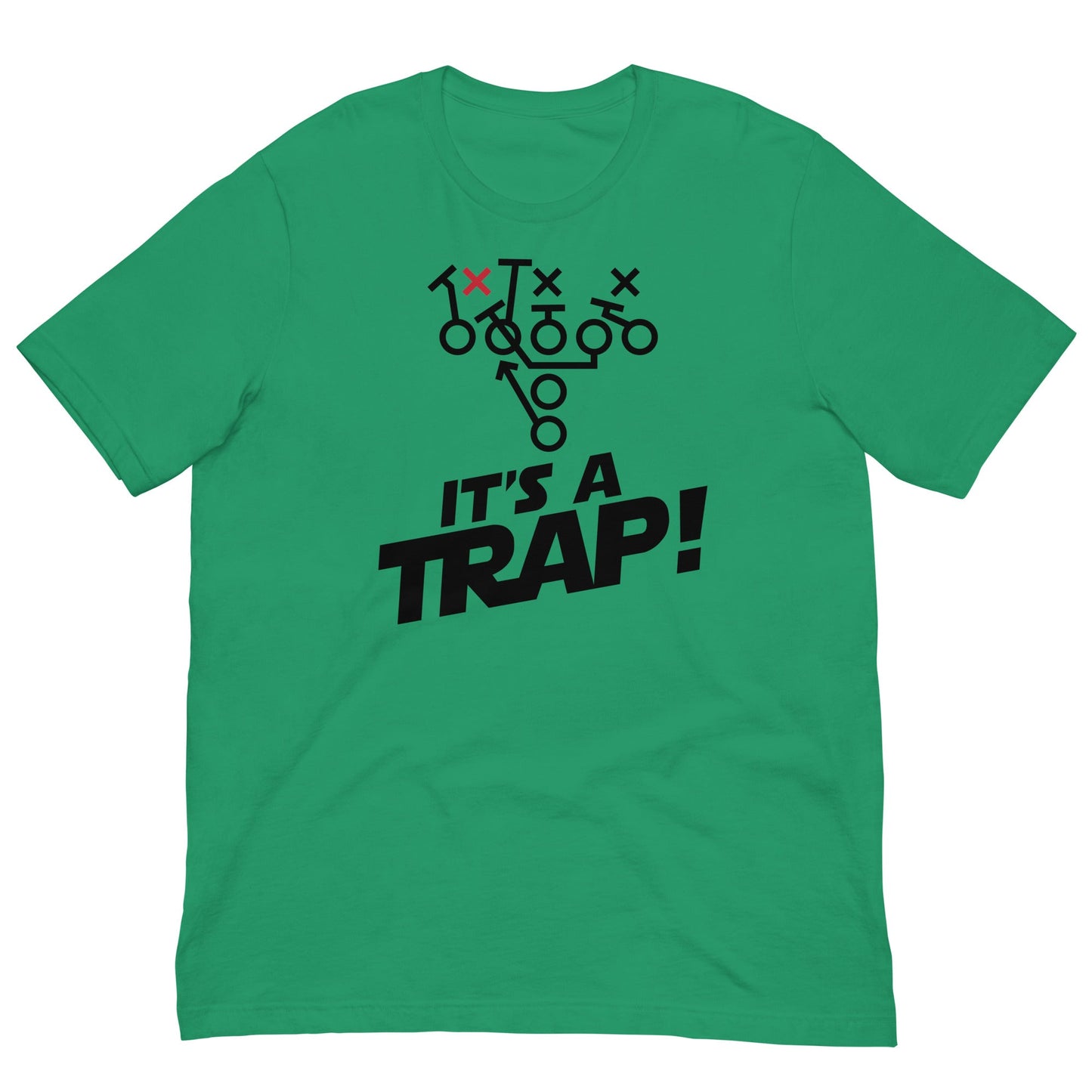 ITS A TRAP! (Black) - Heavyweight T-Shirt