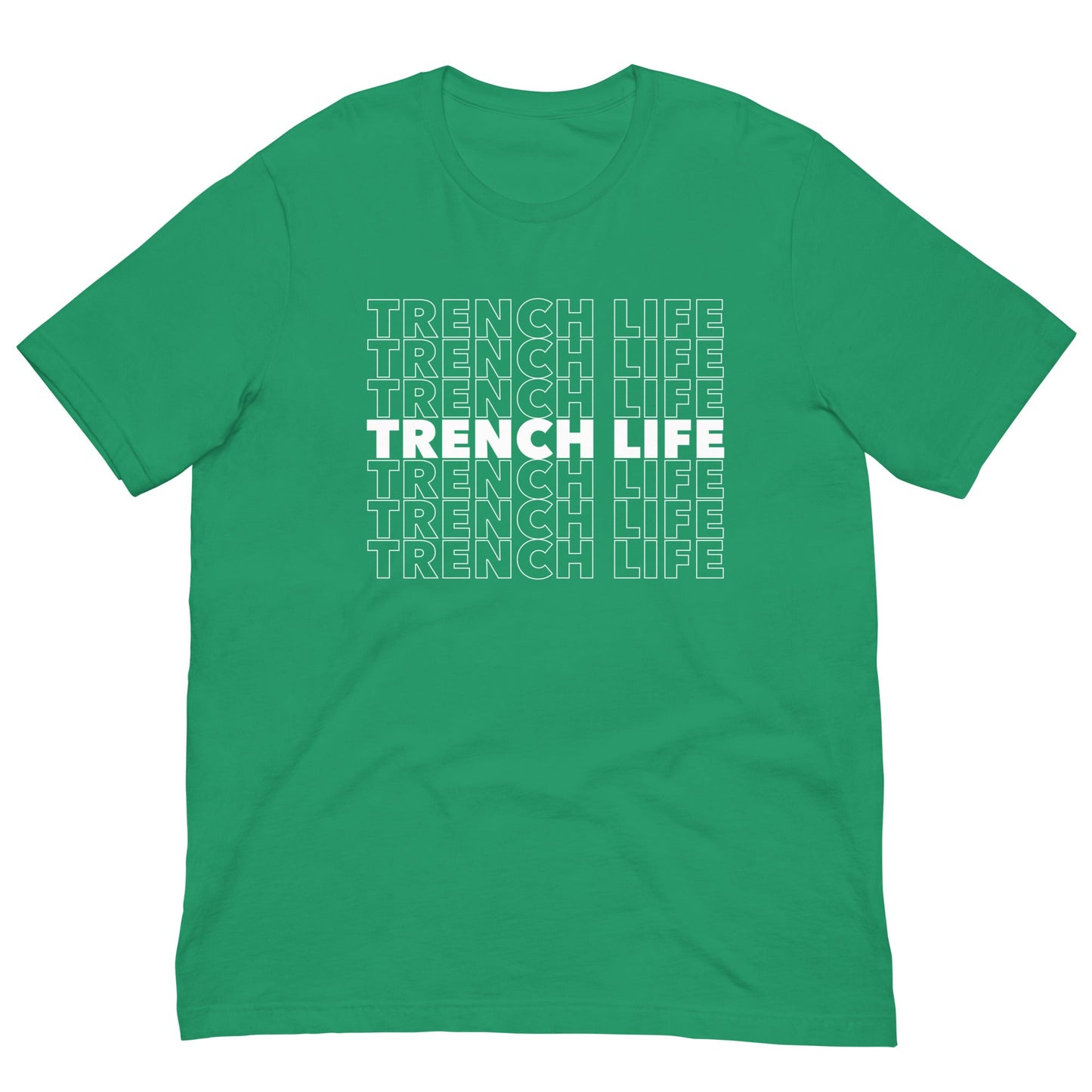 TRENCH LIFE (White) - Youth T-Shirt