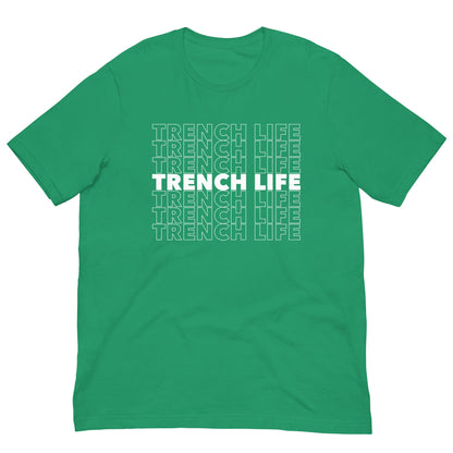 TRENCH LIFE (White) - Youth T-Shirt