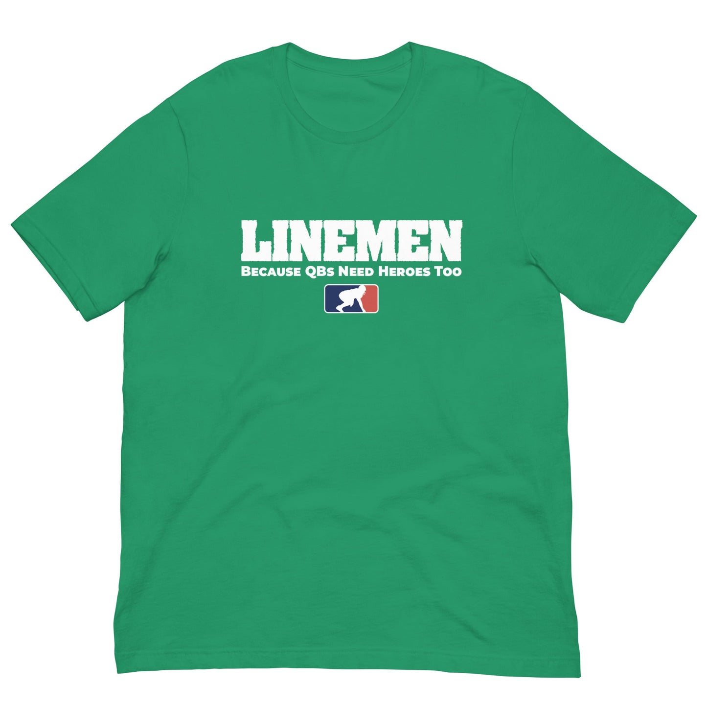 LINEMEN: QB HEROES - Heavyweight T-Shirt