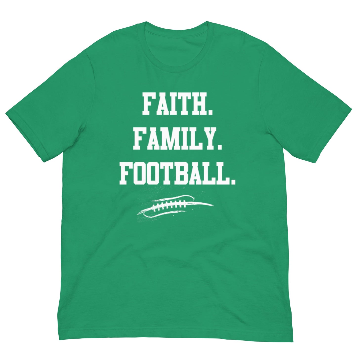 FAITH FAMILY FOOTBALL - Heavyweight T-Shirt