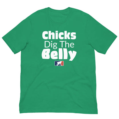 CHICKS DIG THE BELLY - Heavyweight T-Shirt