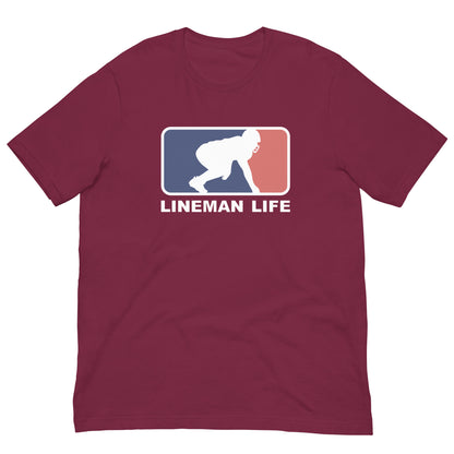 LINEMEN LIFE LOGO - T-Shirt