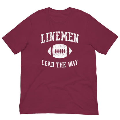 LINEMEN LEAD THE WAY - T-Shirt