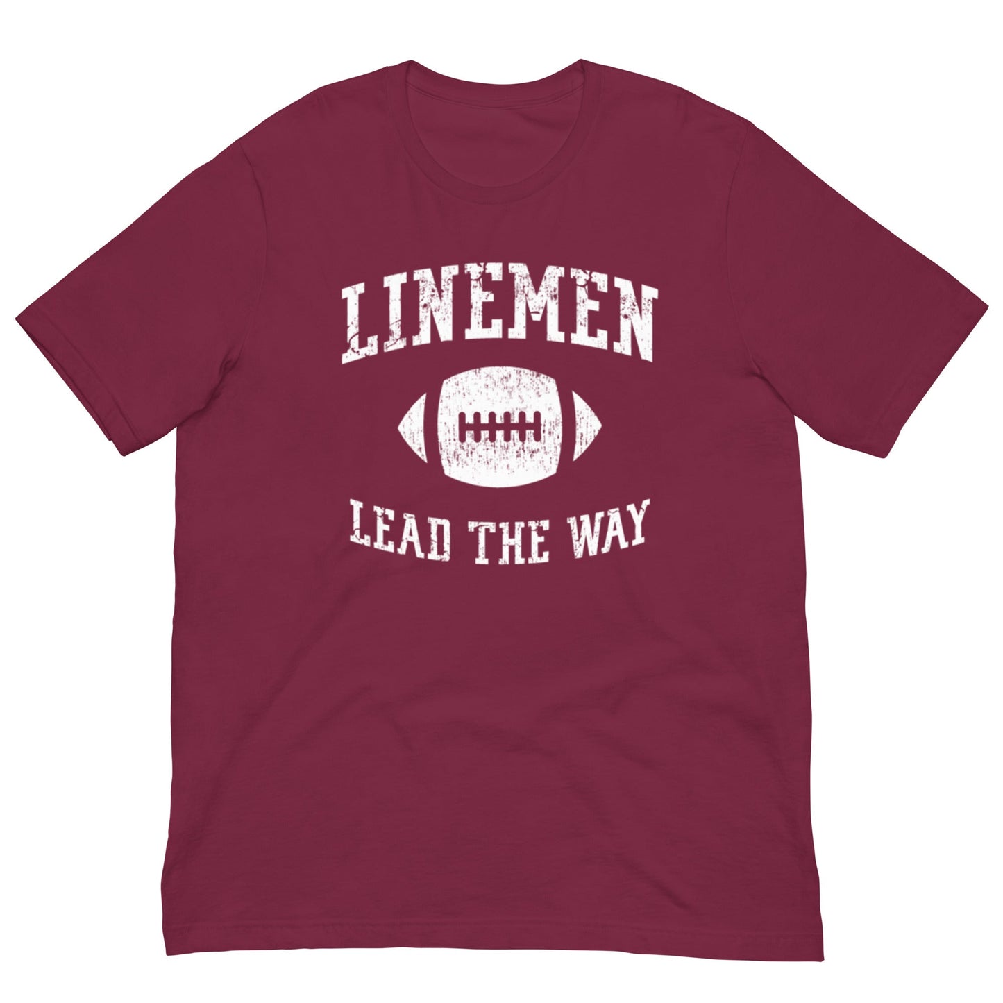 LINEMEN LEAD THE WAY - Heavyweight T-Shirt