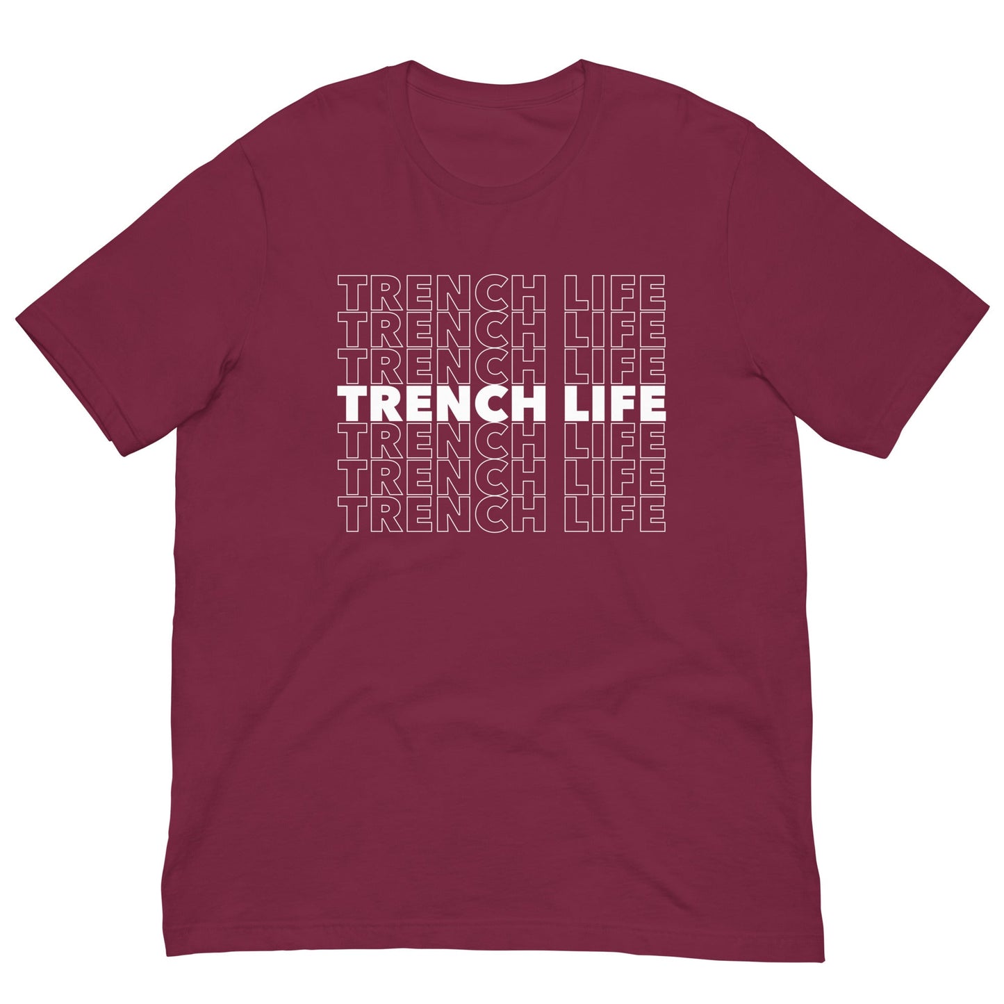 TRENCH LIFE (White) - Youth T-Shirt