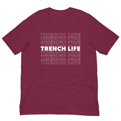 TRENCH LIFE (White) - Youth T-Shirt