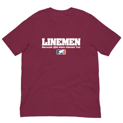 LINEMEN: QB HEROES - Youth T-Shirt