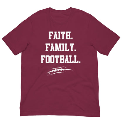 FAITH FAMILY FOOTBALL - Youth T-Shirt
