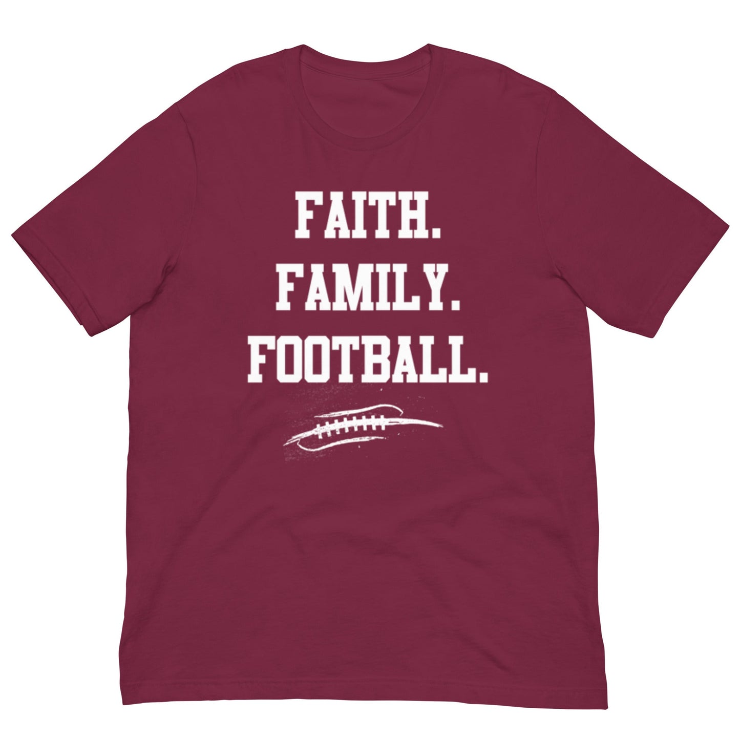 FAITH FAMILY FOOTBALL - Heavyweight T-Shirt