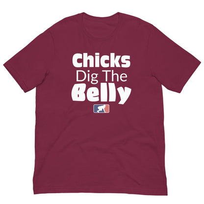 CHICKS DIG THE BELLY - Heavyweight T-Shirt
