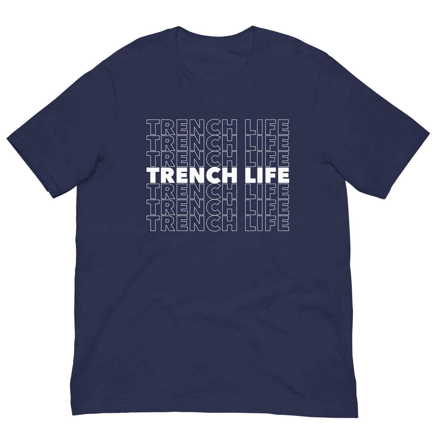 TRENCH LIFE (White) - Youth T-Shirt