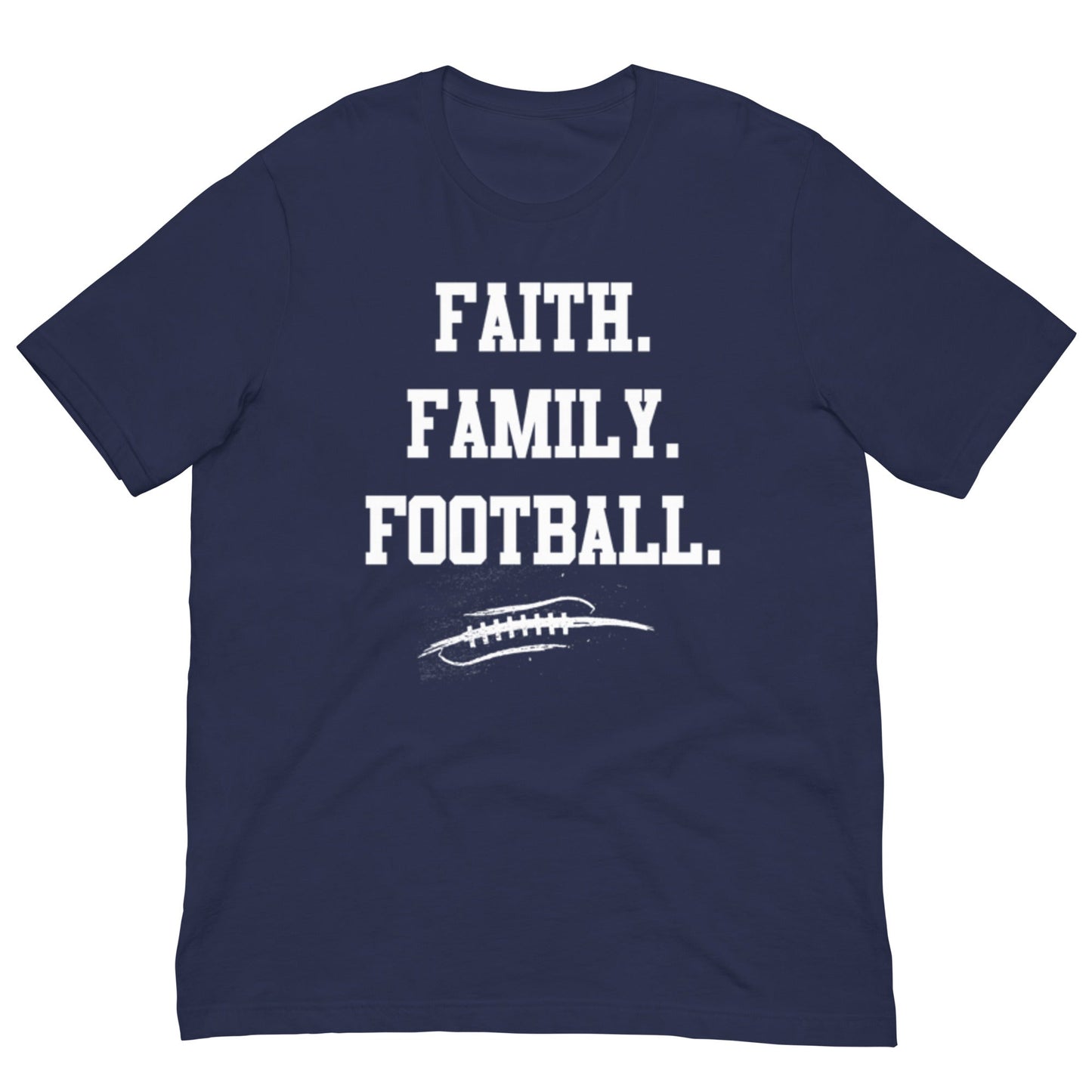 FAITH FAMILY FOOTBALL - Heavyweight T-Shirt