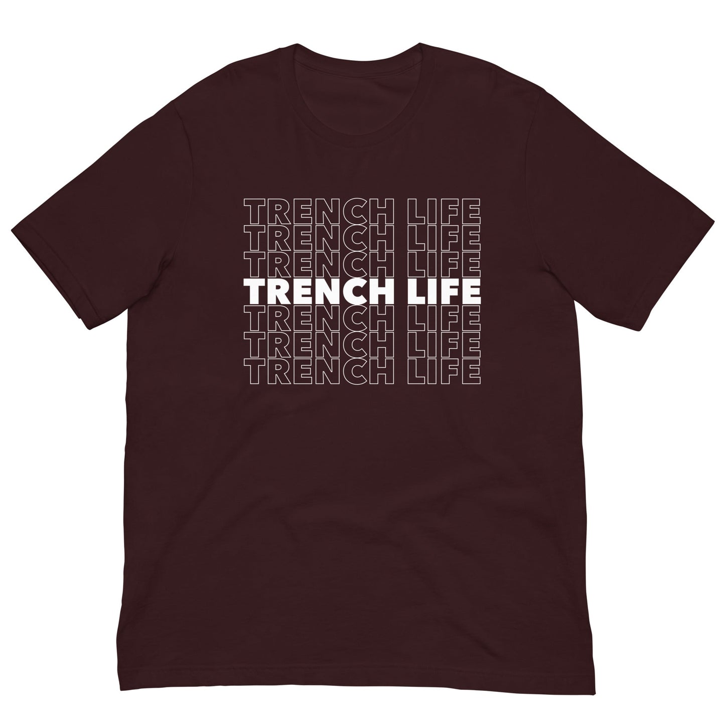 TRENCH LIFE (White) - Youth T-Shirt