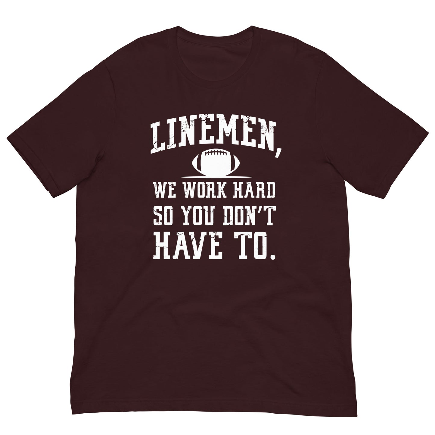 LINEMEN WORK HARD - Heavyweight T-Shirt