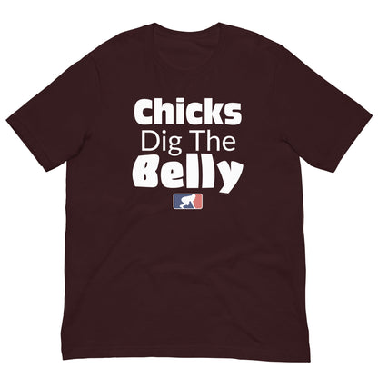 CHICKS DIG THE BELLY - Heavyweight T-Shirt