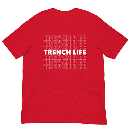 TRENCH LIFE (White) - Youth T-Shirt