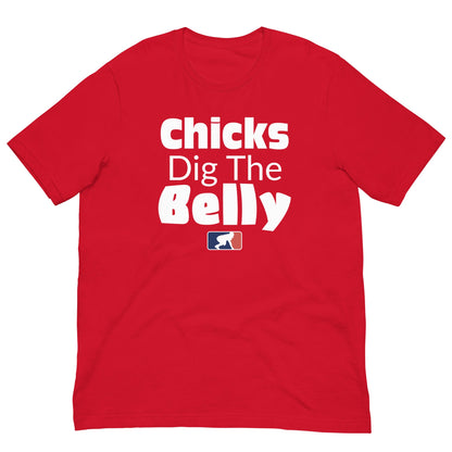 CHICKS DIG THE BELLY - Heavyweight T-Shirt