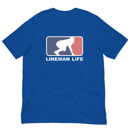 LINEMEN LIFE LOGO - T-Shirt