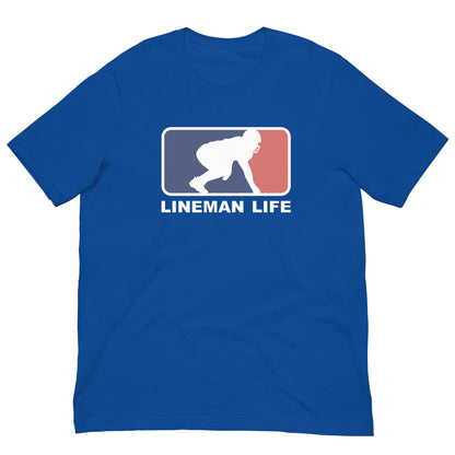 LINEMEN LIFE LOGO - Heavyweight T-Shirt