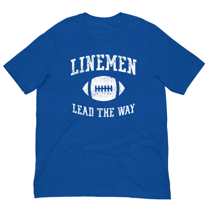 LINEMEN LEAD THE WAY - T-Shirt