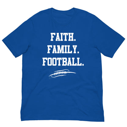 FAITH FAMILY FOOTBALL - Heavyweight T-Shirt