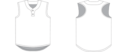 ACE 2-BUTTON SLEEVELESS JERSEY