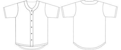 ACE FULL BUTTON SHORT SLEEVE JERSEY