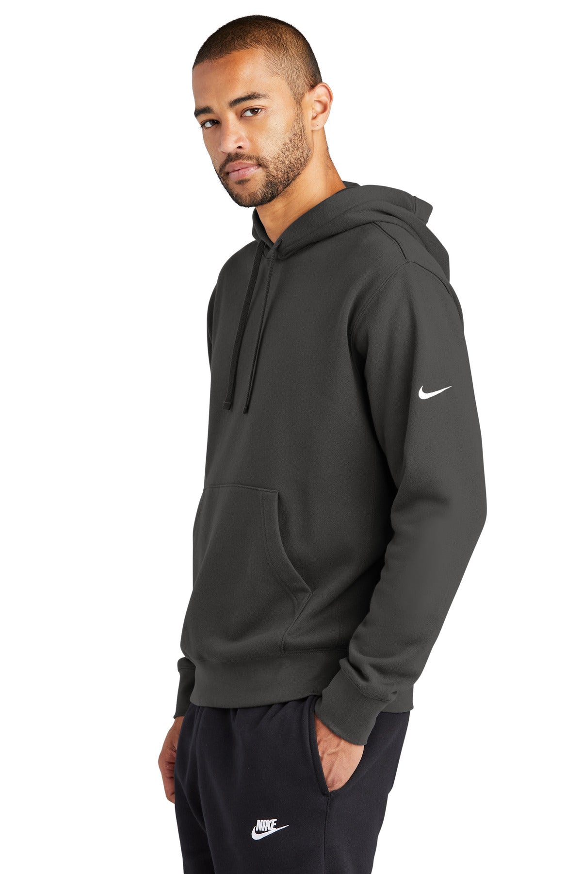 Nike Club Fleece Sleeve Swoosh Pullover Hoodie NKDR1499 – Victory Sportswear