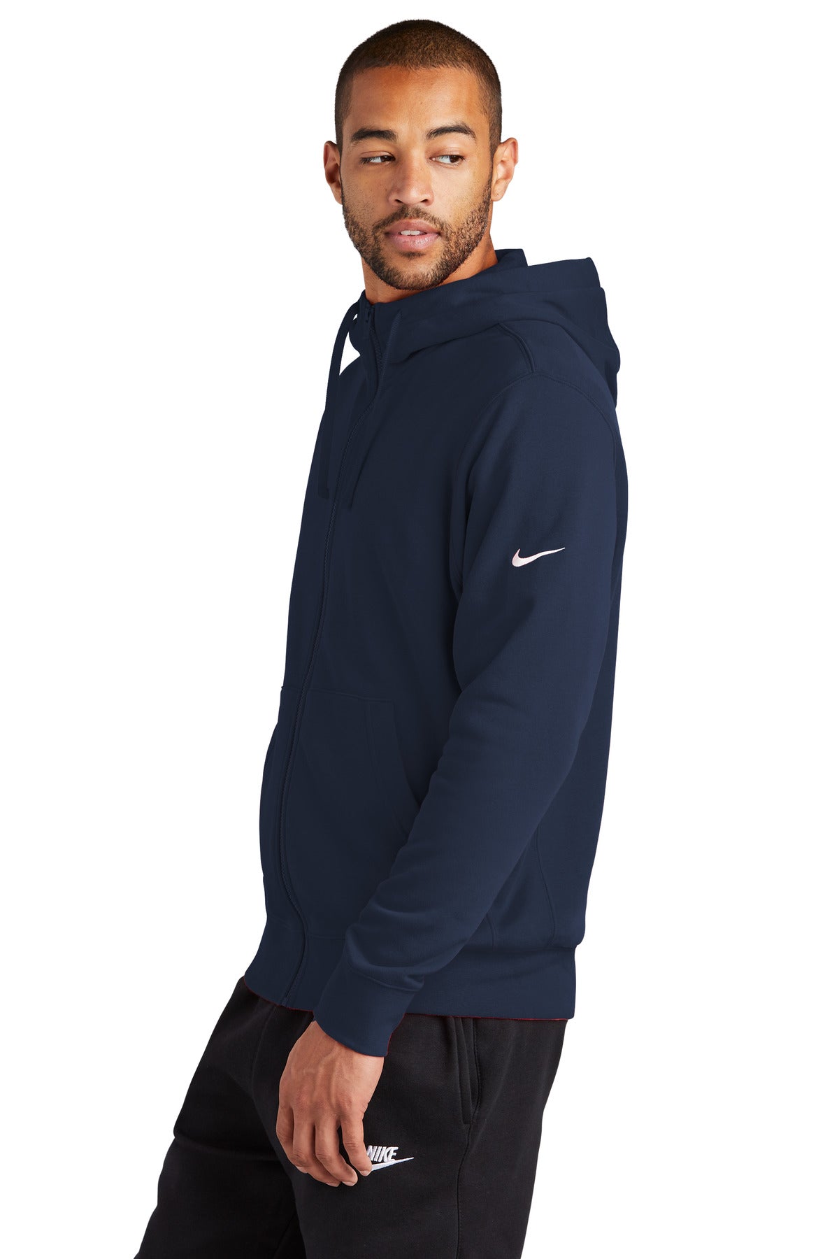 Nike Club Fleece Sleeve Swoosh Full-Zip Hoodie NKDR1513